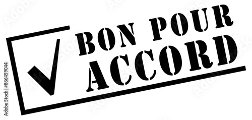 Bon pour accord avec un tick d'acceptation pour tout contrat