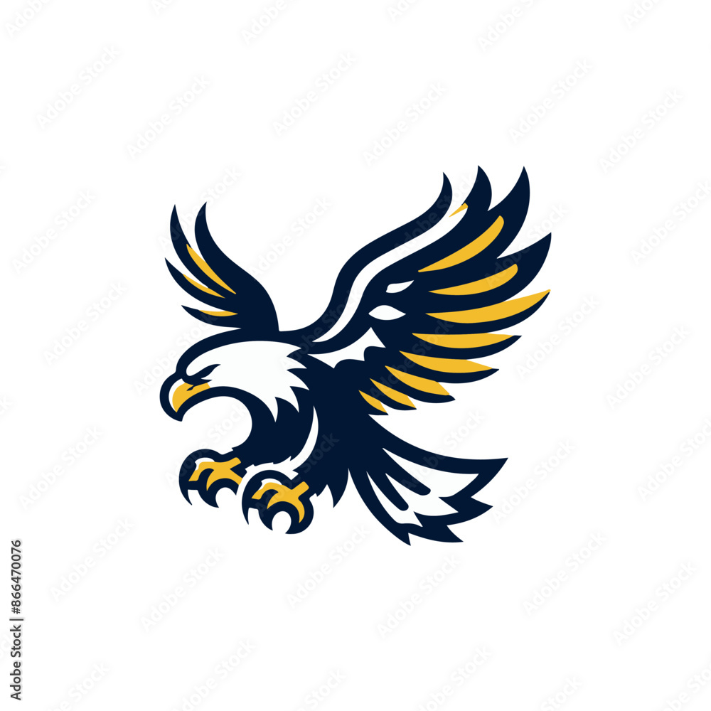 Obraz premium Eagle isolated vector design template illustration
