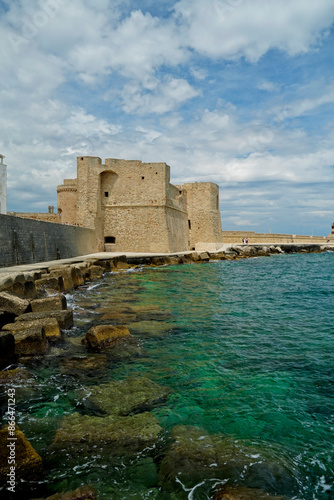 Wallpaper Mural Il Castello di Carlo V e le mura di Monopoli, Bari, Puglia. Italy Torontodigital.ca