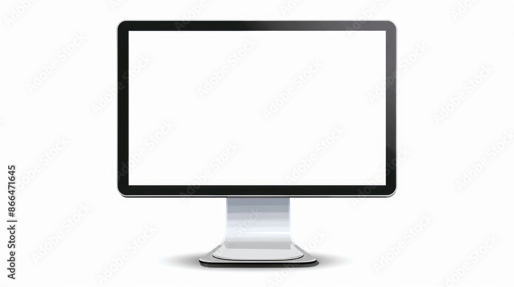 Blank Computer Monitor Mockup Blank Computer Monitor Mockup