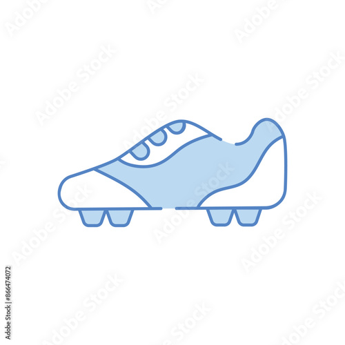 Soccer cleats vector icon