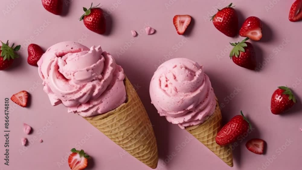strawberry ice cream strawberry ice cream