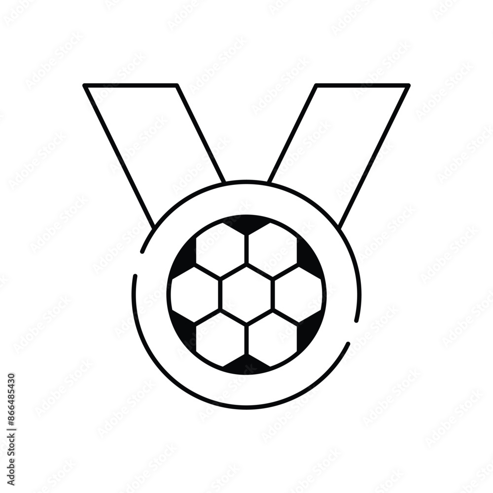 Obraz premium Soccer scoreboard vector icon