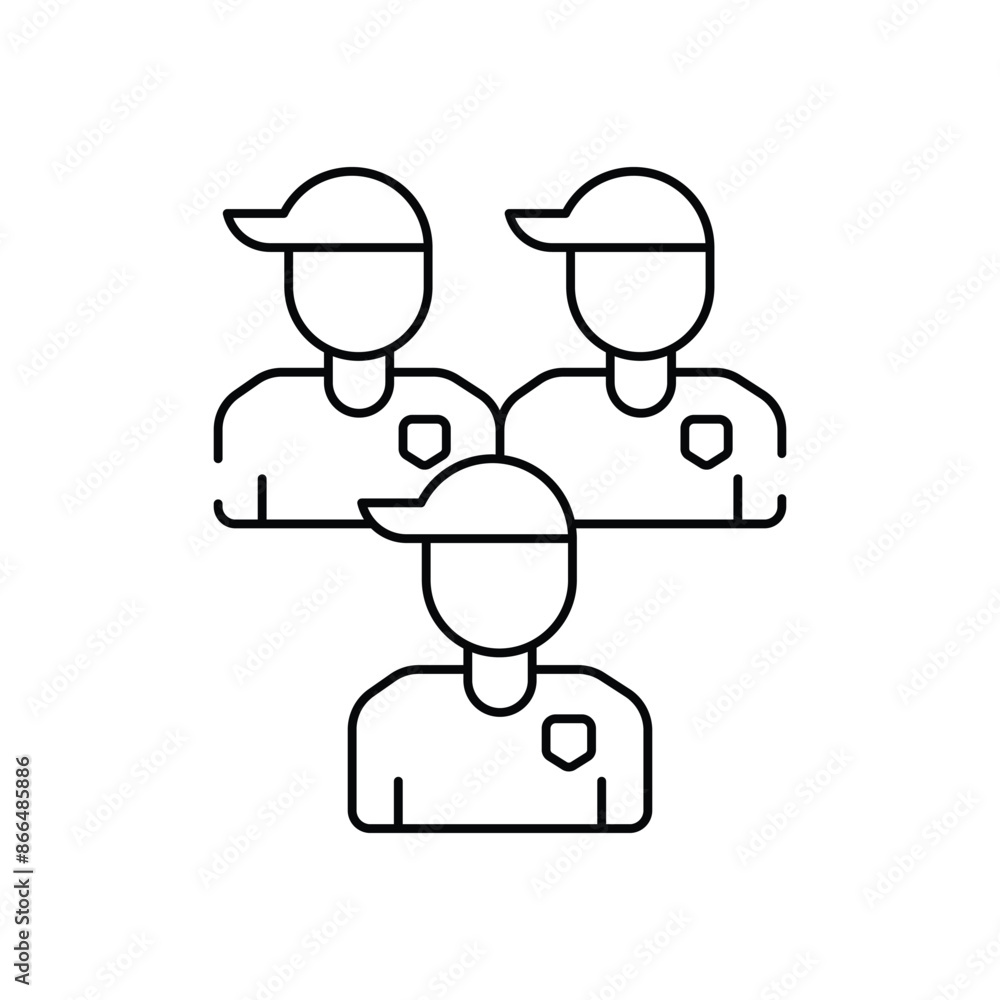 Football Team vector icon Football Team vector icon