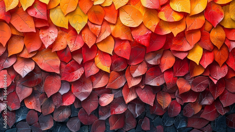 Mosaic background texture in red, orange, yellow tones Mosaic background texture in red, orange, yellow tones