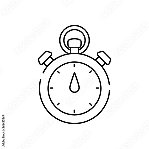 Stopwatch vector icon