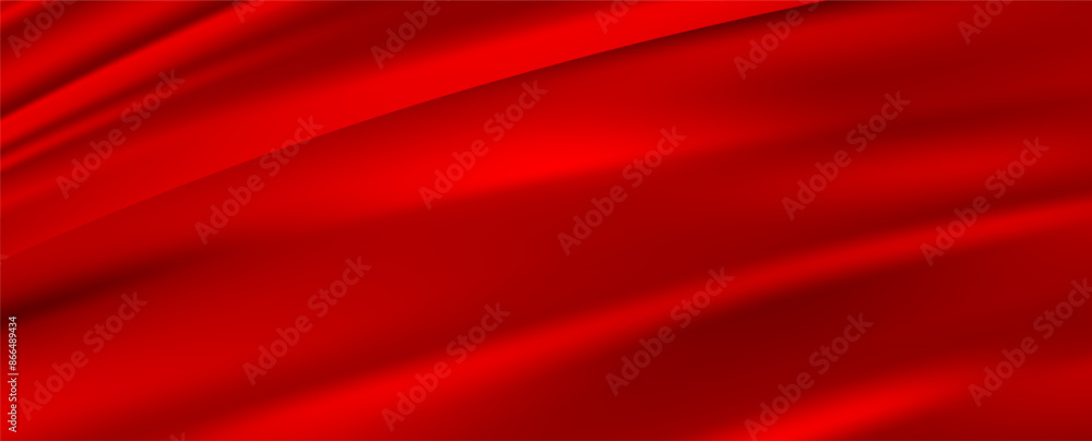 Elegant Red silk satin vector background. Red luxury silk cloth or satin texture with copy text space. Luxury trendy background for presentation, brochure, booklet,poster, banner. Premium Vector EPS10 Elegant Red silk satin vector background. Red luxury silk cloth or satin texture with copy text space. Luxury trendy background for presentation, brochure, booklet,poster, banner. Premium Vector EPS10
