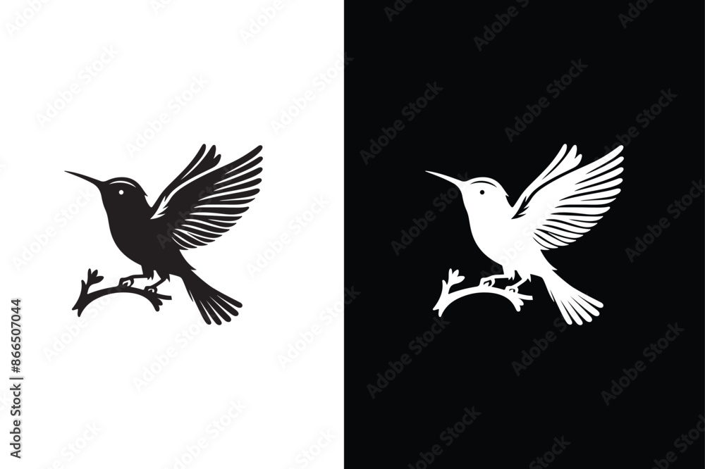 Bird icon, silhouette, logo on white black background. Bird Silhouette vector. Bird icon, silhouette, logo on white black background. Bird Silhouette vector.