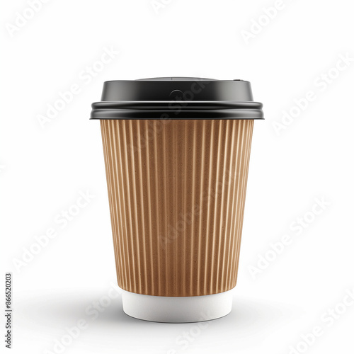 Wallpaper Mural coffee cup isolated on white Torontodigital.ca