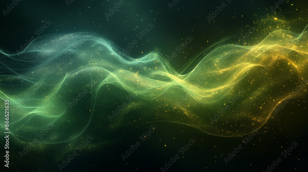 Abstract background with glowing particles, lines and bokeh effect. Abstract background with glowing particles, lines and bokeh effect.