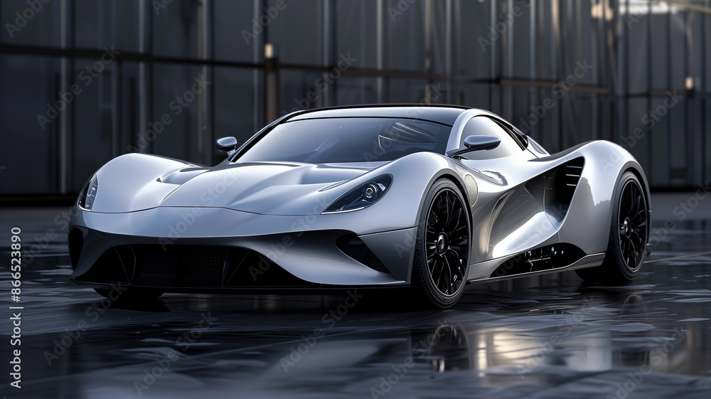 Obraz premium Future Concept Automotive Scene