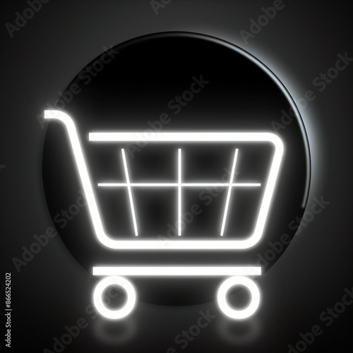 Shopping Cart Icon, flat design best vector icon