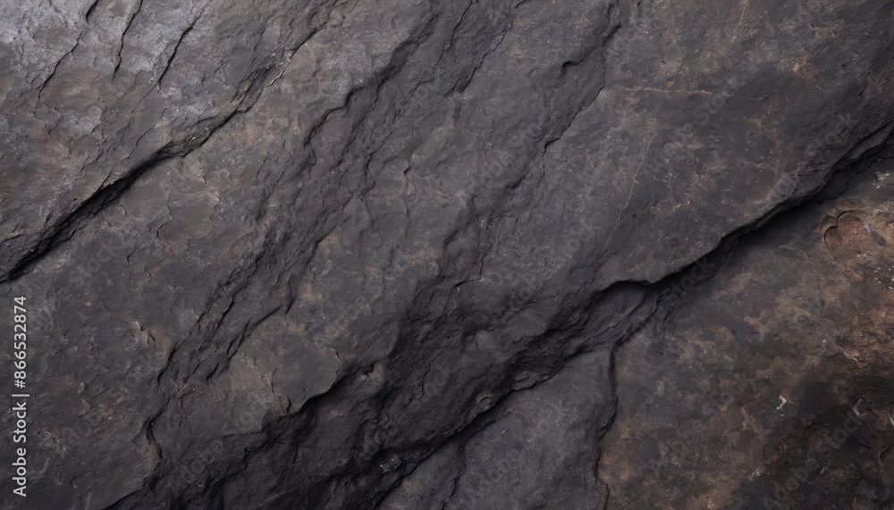 Detailed black rock texture, perfect for backgrounds and design Detailed black rock texture, perfect for backgrounds and design