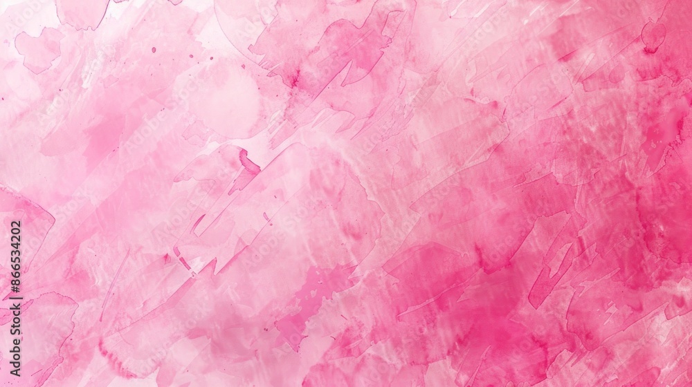 Fototapeta premium Abstract Watercolor Painting in Pink Tones
