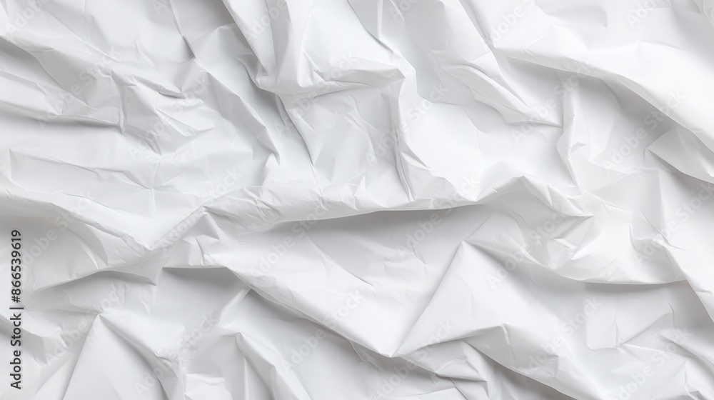 White Crumpled Plastic Texture White Crumpled Plastic Texture
