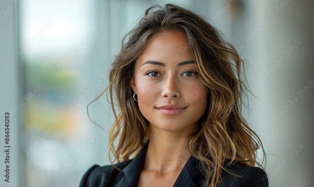 Minimalist backdrop business attire professional woman portrait. Minimalist backdrop business attire professional woman portrait.