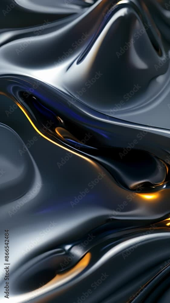 The Liquid Metal Surface with Reflective Waves is visually stunning, futuristic, and elegant The Liquid Metal Surface with Reflective Waves is visually stunning, futuristic, and elegant