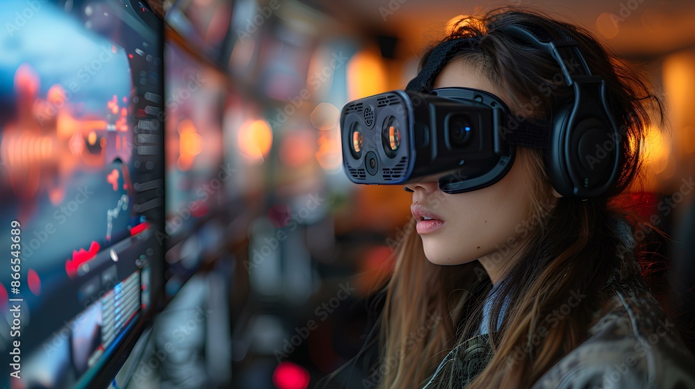 Female Scientist Using AR Technology Female Scientist Using AR Technology