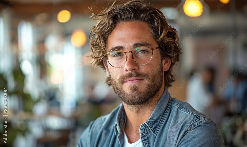 A young professional, set against a creative office backdrop, symbolizes ambition and innovation. A young professional, set against a creative office backdrop, symbolizes ambition and innovation.