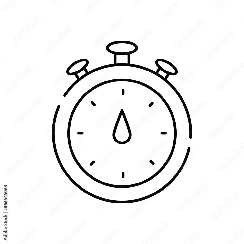 Obraz premium Timer vector icon