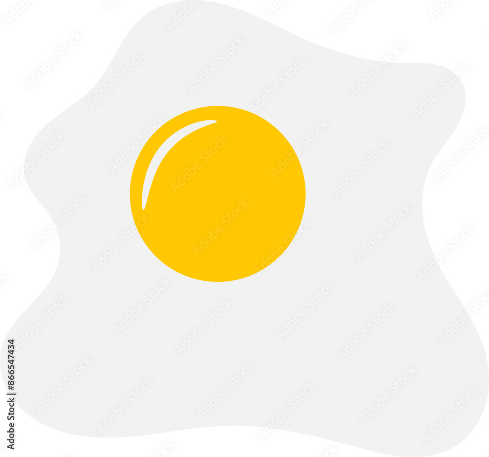Fried Egg Vector Graphic Fried Egg Vector Graphic