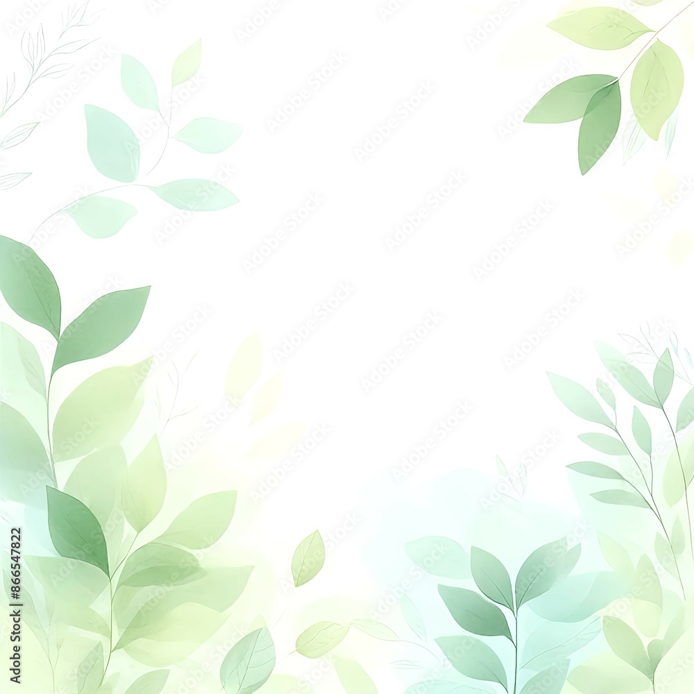 green floral background green floral background