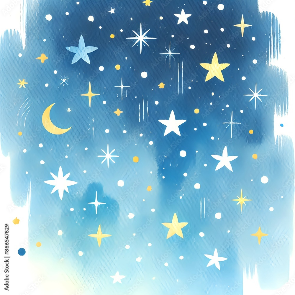 christmas background with stars
