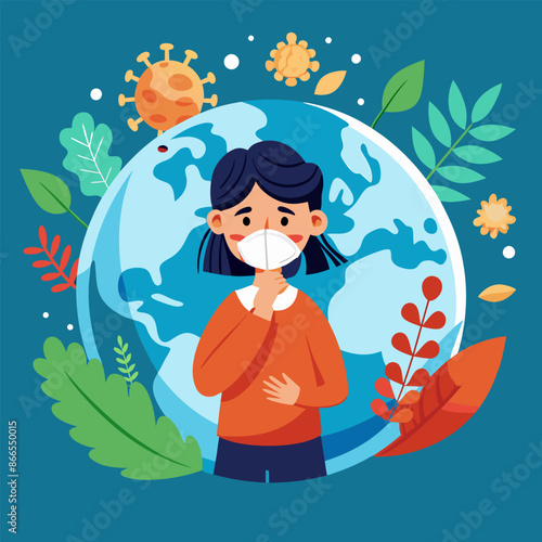Our World Allergy Day vector poster template will help you raise awareness about allergies and support a healthy community.
