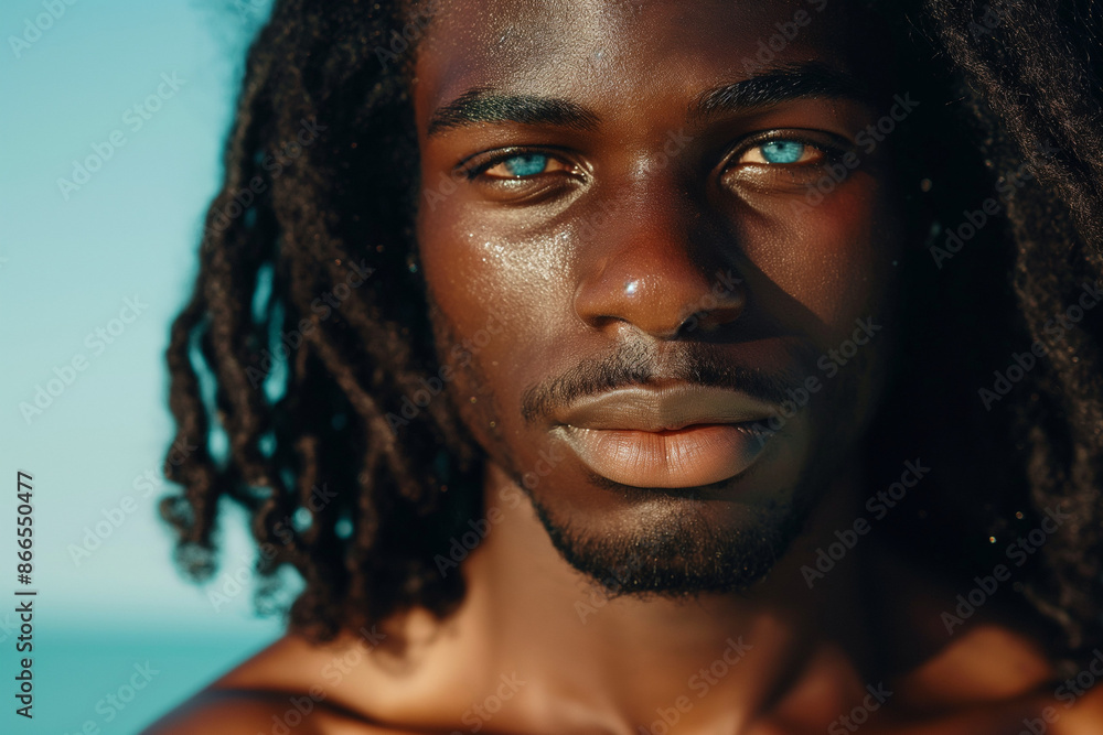 beautiful model handsome black man with light eyes beautiful model handsome black man with light eyes