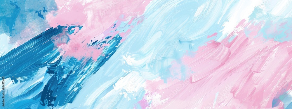 Abstract light blue, light blue and pink background with grunge brush strokes Abstract light blue, light blue and pink background with grunge brush strokes