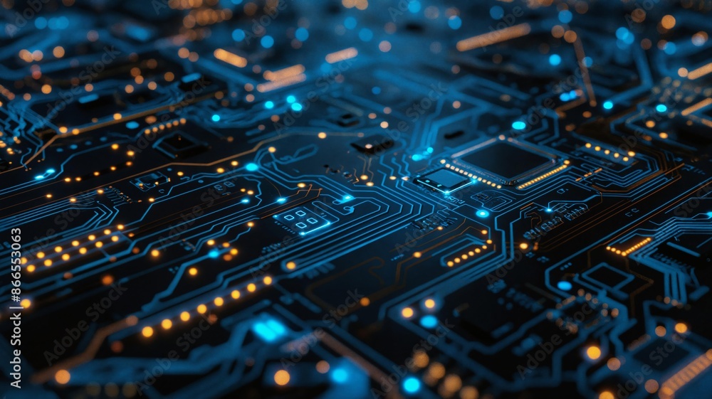 Electronic processor equipped with AI, computing power and intelligence, networking capabilities and futuristic technology. Electronic processor equipped with AI, computing power and intelligence, networking capabilities and futuristic technology.