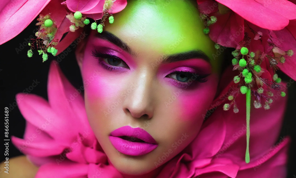 portrait of a woman with makeup portrait of a woman with makeup