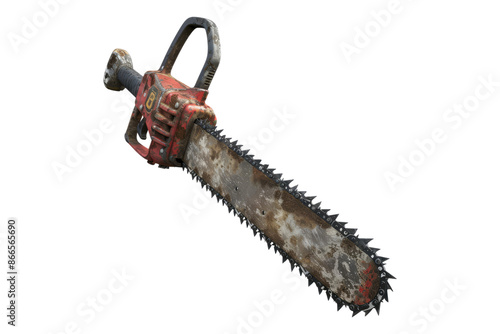 Chainsaw isolated on transparent background