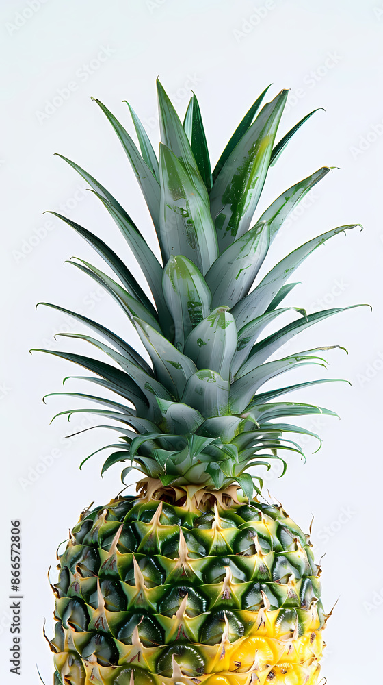 Fototapeta premium Fresh pineapple close-up