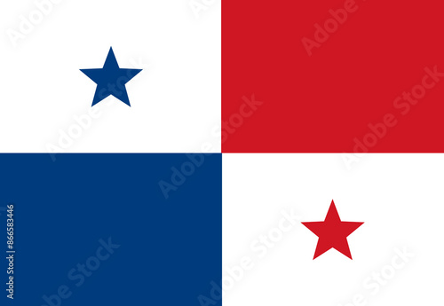 Panama flag illustrator country flags