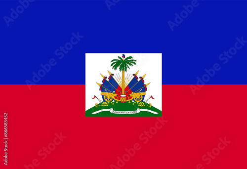 Haiti flag illustrator country flags