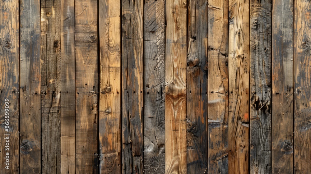 Fototapeta premium Wooden texture background with rustic charm