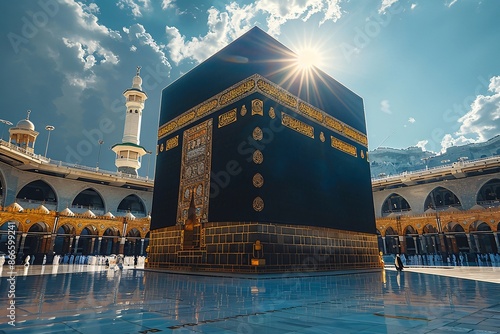 The Kaaba in Mecca, Saudi Arabia
