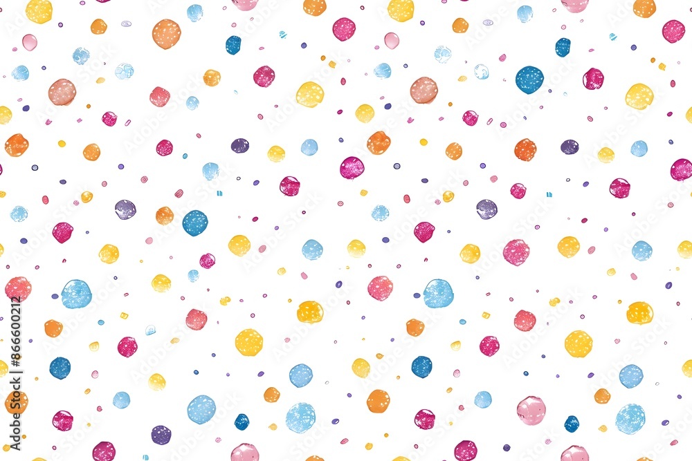 Colorful Polka Dot Abstract Background Colorful Polka Dot Abstract Background