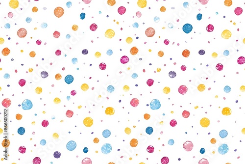 Colorful Polka Dot Abstract Background