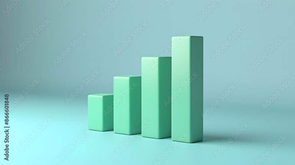 Minimalist Bar Graph Showing Growth Minimalist Bar Graph Showing Growth
