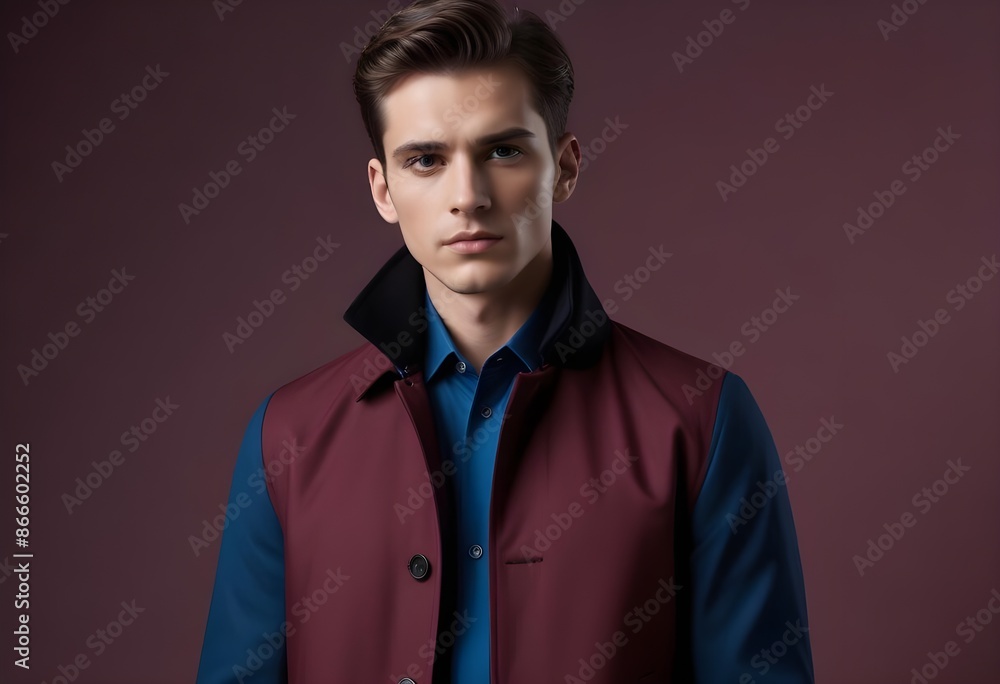 Man in suit on clean background Man in suit on clean background