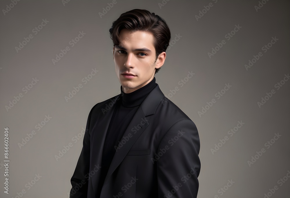 Man in suit on clean background Man in suit on clean background