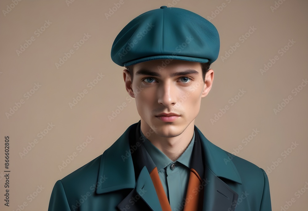 Man in suit on clean background Man in suit on clean background