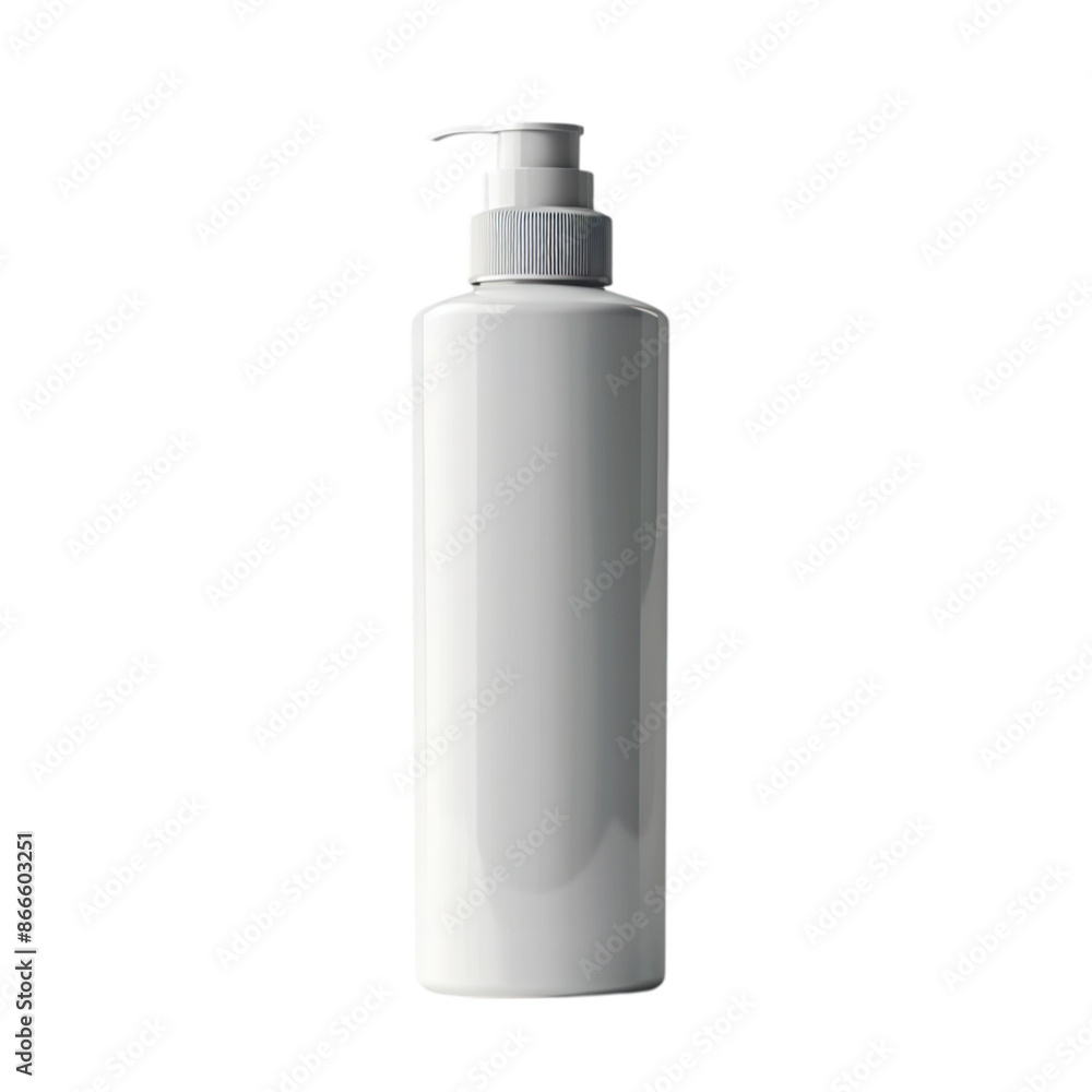 In-depth of a skin cleansing container as an accessory of beauty product on a transparent backdrop, Generative AI. In-depth of a skin cleansing container as an accessory of beauty product on a transparent backdrop, Generative AI.