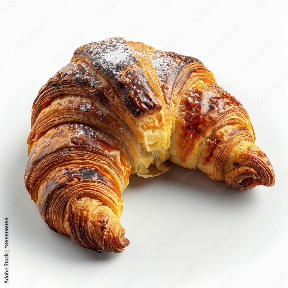 close up of a pastry with powdered sugar on top close up of a pastry with powdered sugar on top