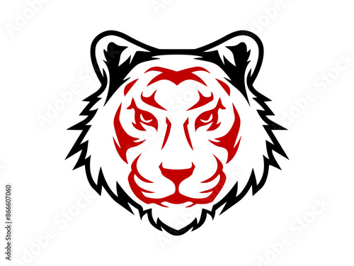 tiger head vector illustration mascot logo vector Esport vector logo tiger, tiger icon, tiger head, vector, sticker Roaring tiger logo design vector illustration