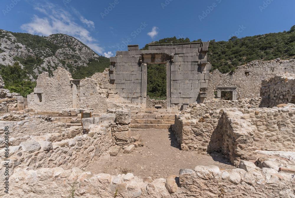 ruins of the historic city of olympos ruins of the historic city of olympos