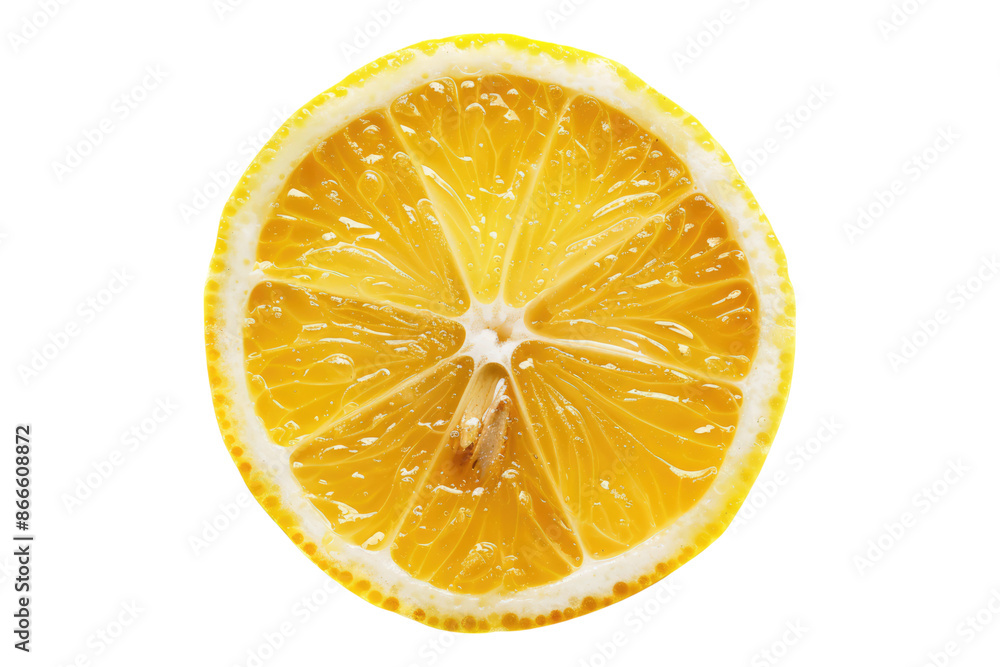 Lemon slice isolated on transparent background Lemon slice isolated on transparent background