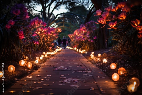 BRISBANE, Australia, The Botanical Garden of Mt. Coot-Tha (Mt. Coot-Tha Botanic Gardens), with trails., generative IA